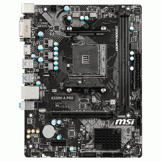 MSI A320M-A PRO AMD Motherboard MSI A320M-A PRO AMD Motherboard