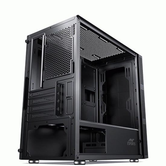 Ant Esports Elite 1000 PS Mini Tower Cabinet - Black Ant Esports Elite 1000 PS Mini Tower Cabinet - Black