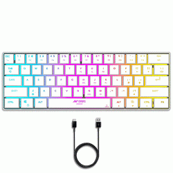 Ant Esports MK1500 Mini Wireless Gaming Keyboard - White