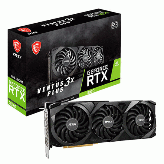 MSI GeForce RTX 3070 VENTUS 3X Plus 8G OC LHR GDDR6 MSI GeForce RTX 3070 VENTUS 3X Plus 8G OC LHR GDDR6
