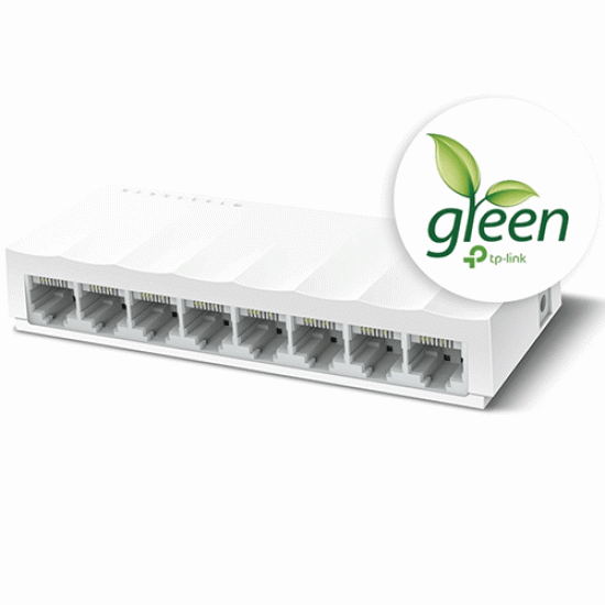 TP-Link 8-Port 10-100Mbps Desktop Switch (LS1008) TP-Link 8-Port 10-100Mbps Desktop Switch (LS1008)