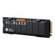 Western Digital Black SN850X 1TB NVMe M.2 Internal Solid State Drive - With Heatsink (WDS100T2XHE)