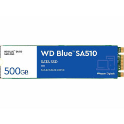 Western Digital Blue SA510 500GB SATA SSD M.2 2280 Internal Solid State Drive (WDS500G3B0B) Western Digital Blue SA510 500GB SATA SSD M.2 2280 Internal Solid State Drive (WDS500G3B0B)