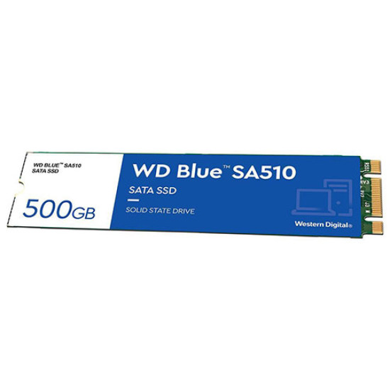 Western Digital Blue SA510 500GB SATA SSD M.2 2280 Internal Solid State Drive (WDS500G3B0B) Western Digital Blue SA510 500GB SATA SSD M.2 2280 Internal Solid State Drive (WDS500G3B0B)