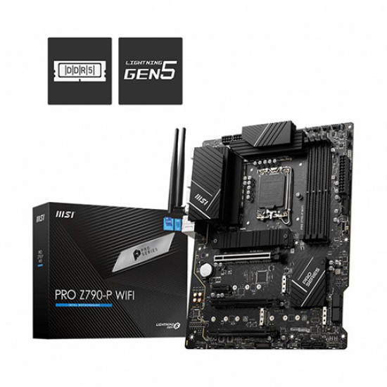 MSI PRO Z790-P WIFI DDR5 Intel Motherboard MSI PRO Z790-P WIFI DDR5 Intel Motherboard