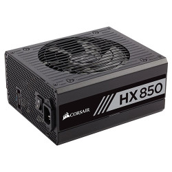 Corsair HX850 850 Watt PLATINUM Fully Modular PSU (CP-9020213-UK) Corsair HX850 850 Watt PLATINUM Fully Modular PSU (CP-9020213-UK)