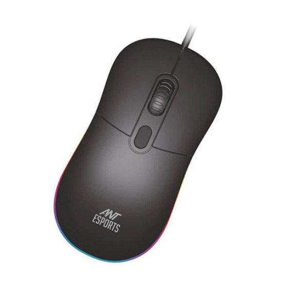 Ant Esports GM40 Optical RGB Wired Gaming Mouse - Black Ant Esports GM40 Optical RGB Wired Gaming Mouse - Black
