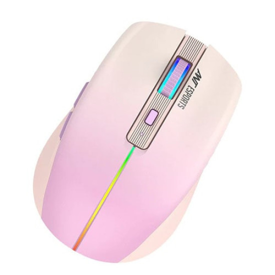 Ant Esports GM400W RGB Wireless Gaming Mouse (Light Pink - Rose) Ant Esports GM400W RGB Wireless Gaming Mouse (Light Pink - Rose)