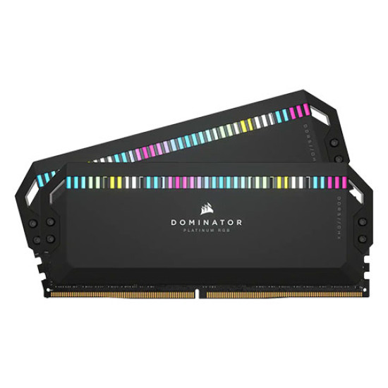 Corsair DOMINATOR PLATINUM RGB 32GB (2x16GB) DDR5 DRAM 6200MHz C36 Memory Kit - Black (CMT32GX5M2X6200C36) Corsair DOMINATOR PLATINUM RGB 32GB (2x16GB) DDR5 DRAM 6200MHz C36 Memory Kit - Black (CMT32GX5M2X6200C36)