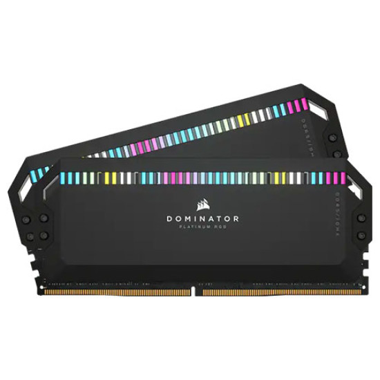 Corsair DOMINATOR PLATINUM RGB 32GB (2x16GB) DDR5 DRAM 7200MHz C34 Memory Kit - Black (CMT32GX5M2X7200C34) Corsair DOMINATOR PLATINUM RGB 32GB (2x16GB) DDR5 DRAM 7200MHz C34 Memory Kit - Black (CMT32GX5M2X7200C34)