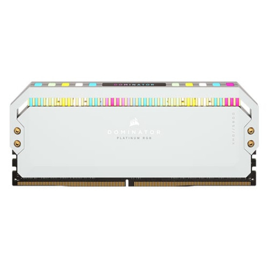 Corsair DOMINATOR PLATINUM RGB 32GB (2x16GB) DDR5 DRAM 5600MHz C36 Memory Kit - White (CMT32GX5M2B5600C36W) Corsair DOMINATOR PLATINUM RGB 32GB (2x16GB) DDR5 DRAM 5600MHz C36 Memory Kit - White (CMT32GX5M2B5600C36W)