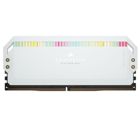 Corsair DOMINATOR PLATINUM RGB 32GB (2x16GB) DDR5 DRAM 5600MHz C36 Memory Kit - White (CMT32GX5M2B5600C36W) Corsair DOMINATOR PLATINUM RGB 32GB (2x16GB) DDR5 DRAM 5600MHz C36 Memory Kit - White (CMT32GX5M2B5600C36W)