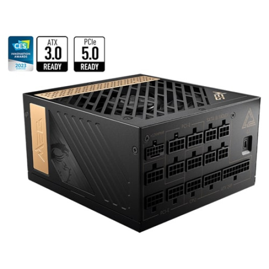 MSI MEG Ai1300P PCIe5 1300W 80 Plus Platinum Fully Modular Power Supply MSI MEG Ai1300P PCIe5 1300W 80 Plus Platinum Fully Modular Power Supply