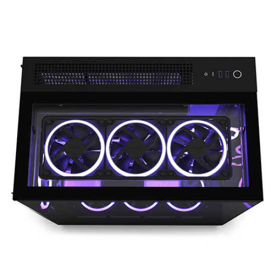 NZXT H9 Elite Premium Dual-Chamber Mid-Tower Airflow Case - Black (CM-H91EB-01) NZXT H9 Elite Premium Dual-Chamber Mid-Tower Airflow Case - Black (CM-H91EB-01)