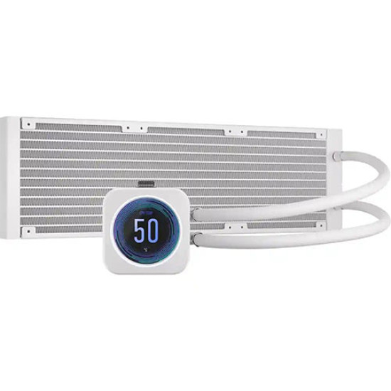 Corsair iCUE H150i ELITE LCD XT Display Liquid CPU Cooler - White (CW-9060077-WW) Corsair iCUE H150i ELITE LCD XT Display Liquid CPU Cooler - White (CW-9060077-WW)
