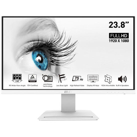 MSI PRO MP243W 23.8inch FHD 75Hz Business Productivity Monitor