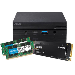 Asus PN51-E1 Barbone Mini PC Combo (AMD Ryzen 5 5500U + 16GB DDR4 3200Mhz + 1TB NVMe)