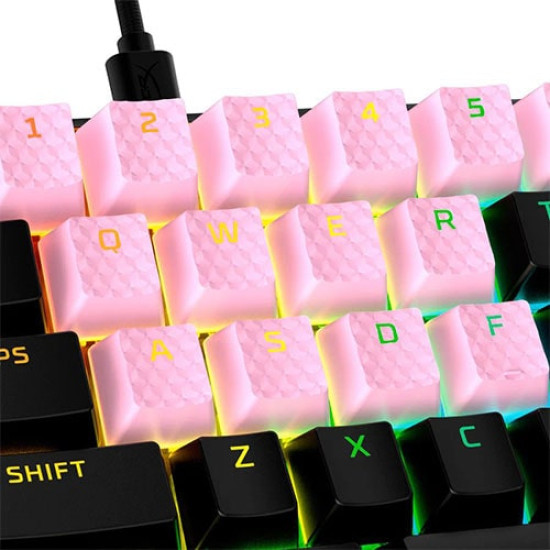 HyperX Rubber Keycaps - Gaming Accessory Kit - Pink (519U0AA-ABA)