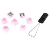 HyperX Rubber Keycaps - Gaming Accessory Kit - Pink (519U0AA-ABA)