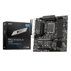 MSI PRO B760M-A WIFI DDR5 Intel Motherboard MSI PRO B760M-A WIFI DDR5 Intel Motherboard