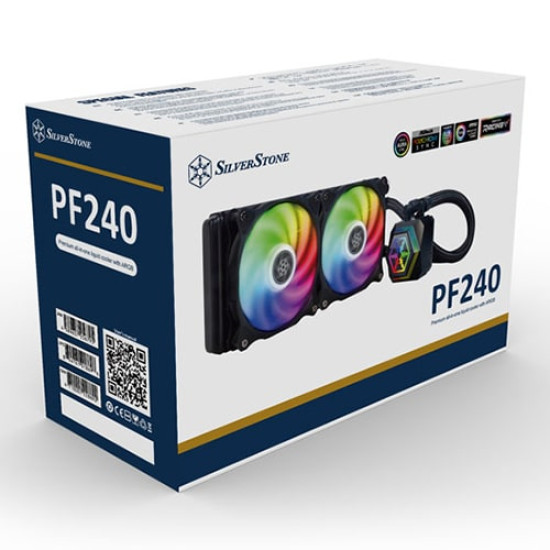 Silverstone PF240-ARGB Liquid CPU Cooler (SST-PF240-ARGB-V2) Silverstone PF240-ARGB Liquid CPU Cooler (SST-PF240-ARGB-V2)