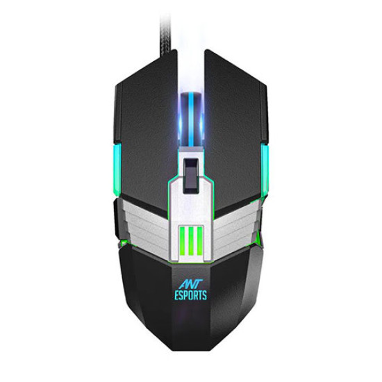 Ant Esports GM90 Wired Optical Gaming Mouse - Black Ant Esports GM90 Wired Optical Gaming Mouse - Black