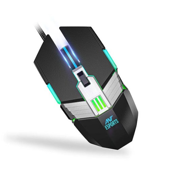 Ant Esports GM90 Wired Optical Gaming Mouse - Black Ant Esports GM90 Wired Optical Gaming Mouse - Black