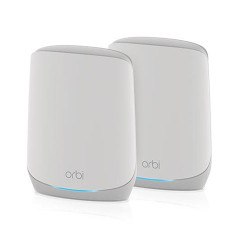 Netgear Orbi Tri-band AX5400 WiFi 6 Mesh System - 5.4Gbps - Router + 1 Satellite (RBK762-100EUS)