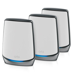 Netgear Orbi Tri-Band AX6000 WiFi 6 System Router + 3 Satellite Extenders (RBK854-100EUS)