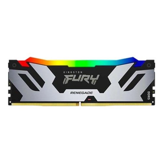 Kingston Fury Renegade Silver RGB 32GB (16GB x2) DDR5 Memory (KF560C32RSAK2-32) Kingston Fury Renegade Silver RGB 32GB (16GB x2) DDR5 Memory (KF560C32RSAK2-32)
