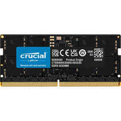 Crucial 16GB DDR5-5600 SODIMM (CT16G56C46S5) Crucial 16GB DDR5-5600 SODIMM (CT16G56C46S5)
