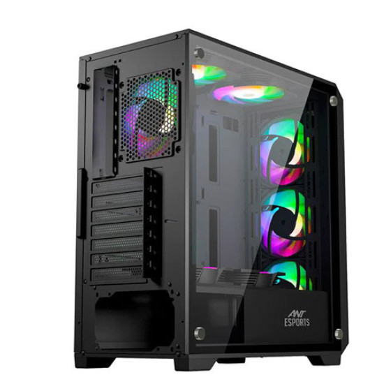 Ant Esports SX5 Mid-Tower Gaming Cabinet Black Ant Esports SX5 Mid-Tower Gaming Cabinet Black