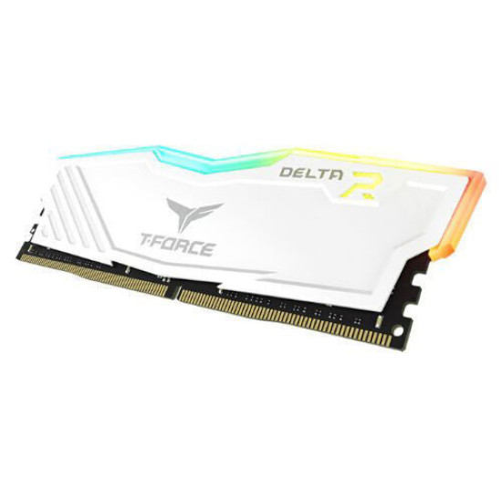 Teamgroup T-Force Delta RGB 16GB (2 x 8GB) DDR4 3200MHz White (TF4D416G3200HC16FDC01) Teamgroup T-Force Delta RGB 16GB (2 x 8GB) DDR4 3200MHz White (TF4D416G3200HC16FDC01)