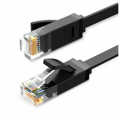 UGREEN Cat 6 U-UTP Lan Flat Cable 2m Black (50174) UGREEN Cat 6 U-UTP Lan Flat Cable 2m Black (50174)