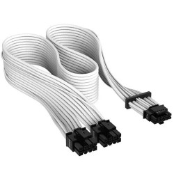 Corsair Premium Individually Sleeved 12+4pin PCIe Gen 5 12VHPWR 600W Cable White (CP-8920332) Corsair Premium Individually Sleeved 12+4pin PCIe Gen 5 12VHPWR 600W Cable White (CP-8920332)