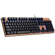 Gamdias AURA GK1 Multicolor Mechanical Gaming Keyboard Red Switch (Classic Bronze)