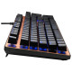 Gamdias AURA GK1 Multicolor Mechanical Gaming Keyboard Red Switch (Classic Bronze)
