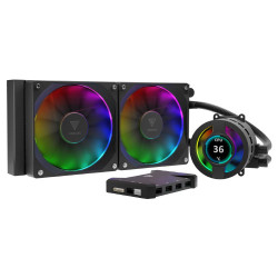 Gamdias CHIONE P3-240U LCD 240mm CPU Liquid Cooler Gamdias CHIONE P3-240U LCD 240mm CPU Liquid Cooler