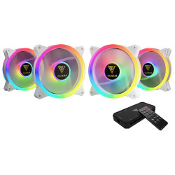 Gamdias AEOLUS M2-1204R White 4 Fan Kit Gamdias AEOLUS M2-1204R White 4 Fan Kit