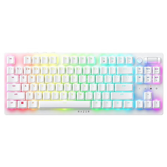 Razer DeathStalker V2 Pro Tenkeyless Wireless Gaming Keyboard (Linear Red Switch) White Edition (RZ03-04373500-R3M1)