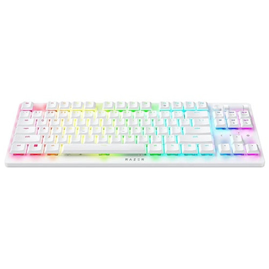 Razer DeathStalker V2 Pro Tenkeyless Wireless Gaming Keyboard (Linear Red Switch) White Edition (RZ03-04373500-R3M1)