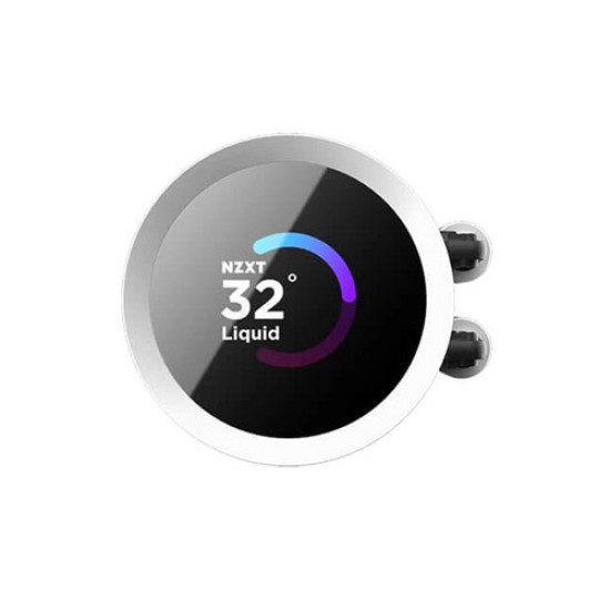 NZXT Kraken 240 RGB 240mm LCD AIO Liquid Cooler White (RL-KR240-W1) NZXT Kraken 240 RGB 240mm LCD AIO Liquid Cooler White (RL-KR240-W1)