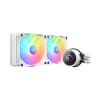 NZXT Kraken 240 RGB 240mm LCD AIO Liquid Cooler White (RL-KR240-W1)