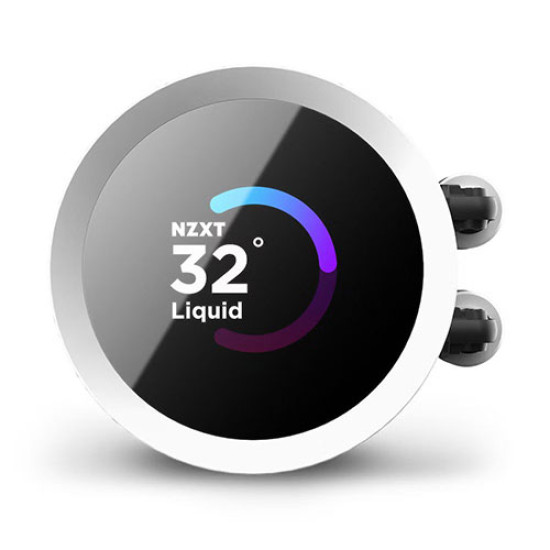 NZXT Kraken 240 RGB 240mm LCD AIO Liquid Cooler White (RL-KR240-W1) NZXT Kraken 240 RGB 240mm LCD AIO Liquid Cooler White (RL-KR240-W1)