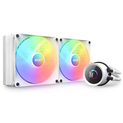 NZXT Kraken 280 RGB 280mm LCD AIO Liquid Cooler White (RL-KR280-W1) NZXT Kraken 280 RGB 280mm LCD AIO Liquid Cooler White (RL-KR280-W1)