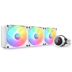 NZXT Kraken 360 RGB 360mm LCD AIO Liquid Cooler White (RL-KR360-W1) NZXT Kraken 360 RGB 360mm LCD AIO Liquid Cooler White (RL-KR360-W1)