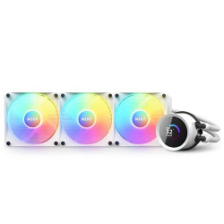 NZXT Kraken 360 RGB 360mm LCD AIO Liquid Cooler White (RL-KR360-W1) NZXT Kraken 360 RGB 360mm LCD AIO Liquid Cooler White (RL-KR360-W1)