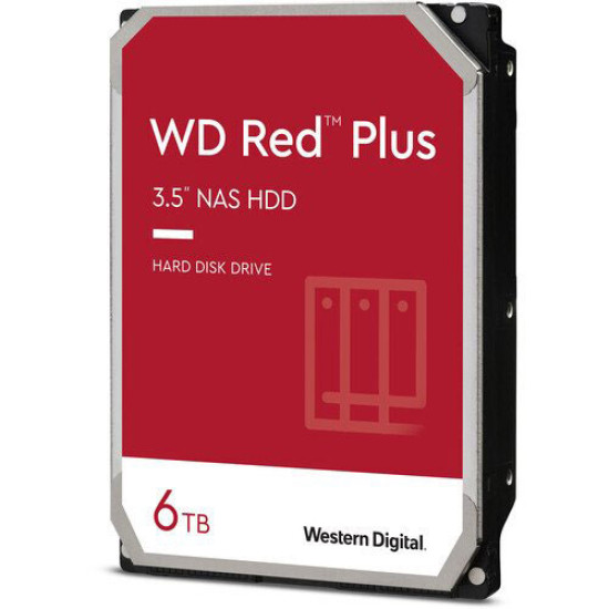 Western Digital Red Plus 6TB NAS Hard Disk Drive (WD60EFPX) Western Digital Red Plus 6TB NAS Hard Disk Drive (WD60EFPX)