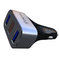 Cadyce 33W USB + USB-C Car Charger With Display (CA-CUCC) Cadyce 33W USB + USB-C Car Charger With Display (CA-CUCC)