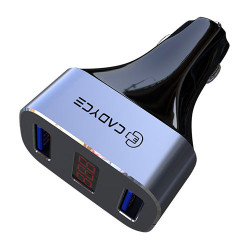 Cadyce 33W USB + USB-C Car Charger With Display (CA-CUCC) Cadyce 33W USB + USB-C Car Charger With Display (CA-CUCC)